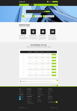 云端美学 海外优秀虚拟主机商IDC网站模板设计赏析